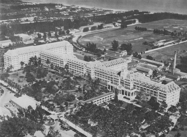 Aerial of Hotel Royal Poinciana before 1928