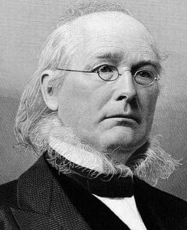 Horace Greeley headshot bw 